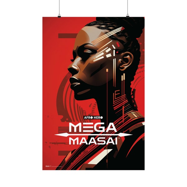 Mega Maasai Warrior Series -Poster