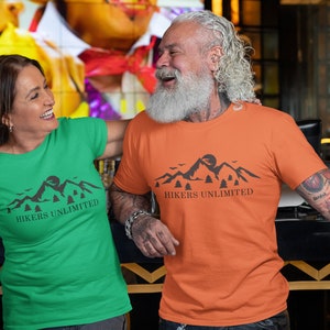 Hikers Unlimited Logo 2 Tee: Unisex Hiking Graphic T-Shirt