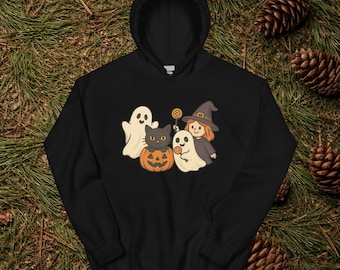 Gruseliger Halloween Hoodie | Unisex Bunter Pullover