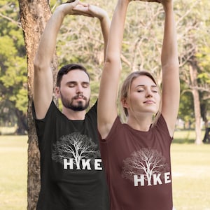 Hike Tree White Classic Tee