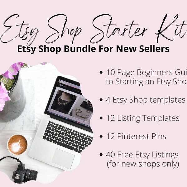 How To Sell on Etsy | Small Business Guide | How To Start An Etsy Shop Bundle | 40 Free Listings.