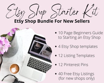 How To Sell on Etsy | Small Business Guide | How To Start An Etsy Shop Bundle | 40 Free Listings.