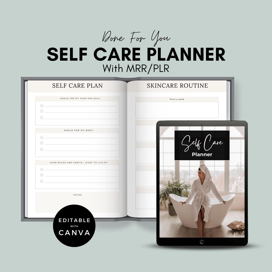 Self Care Planner Printable Mindfulness Workbook Self Love Journal Self ...