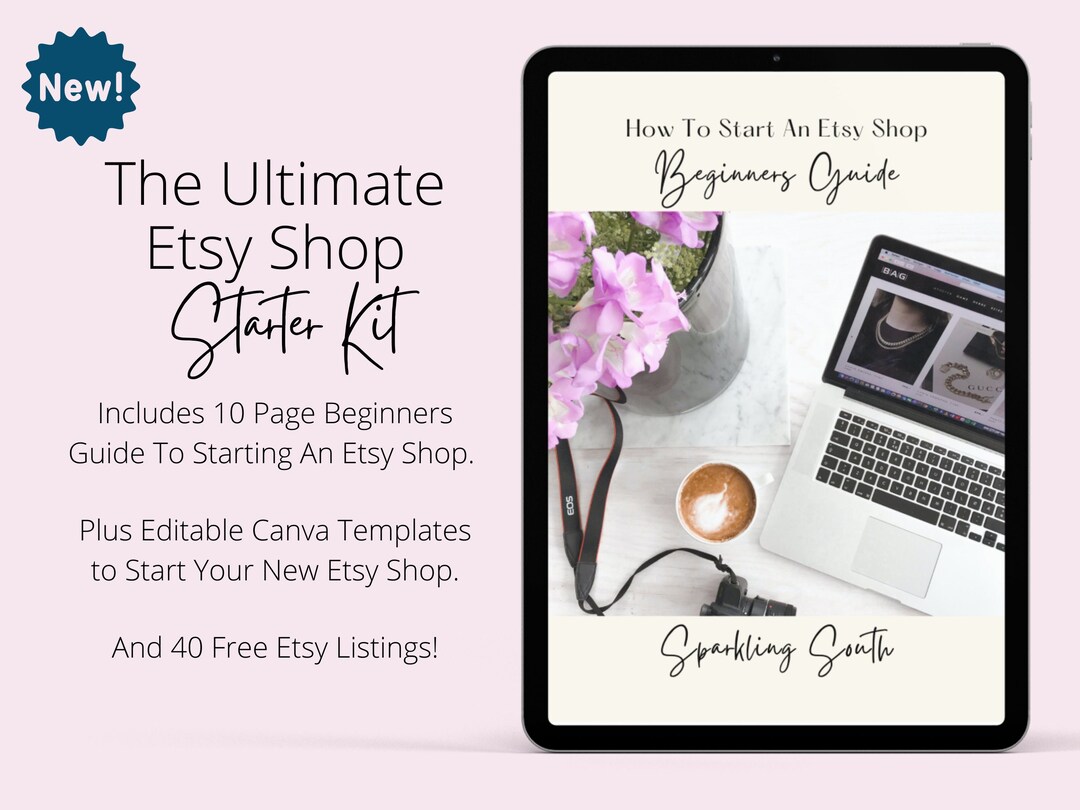How to Sell on Etsy Sales Challenge for Small Business Etsy Shop Kit
