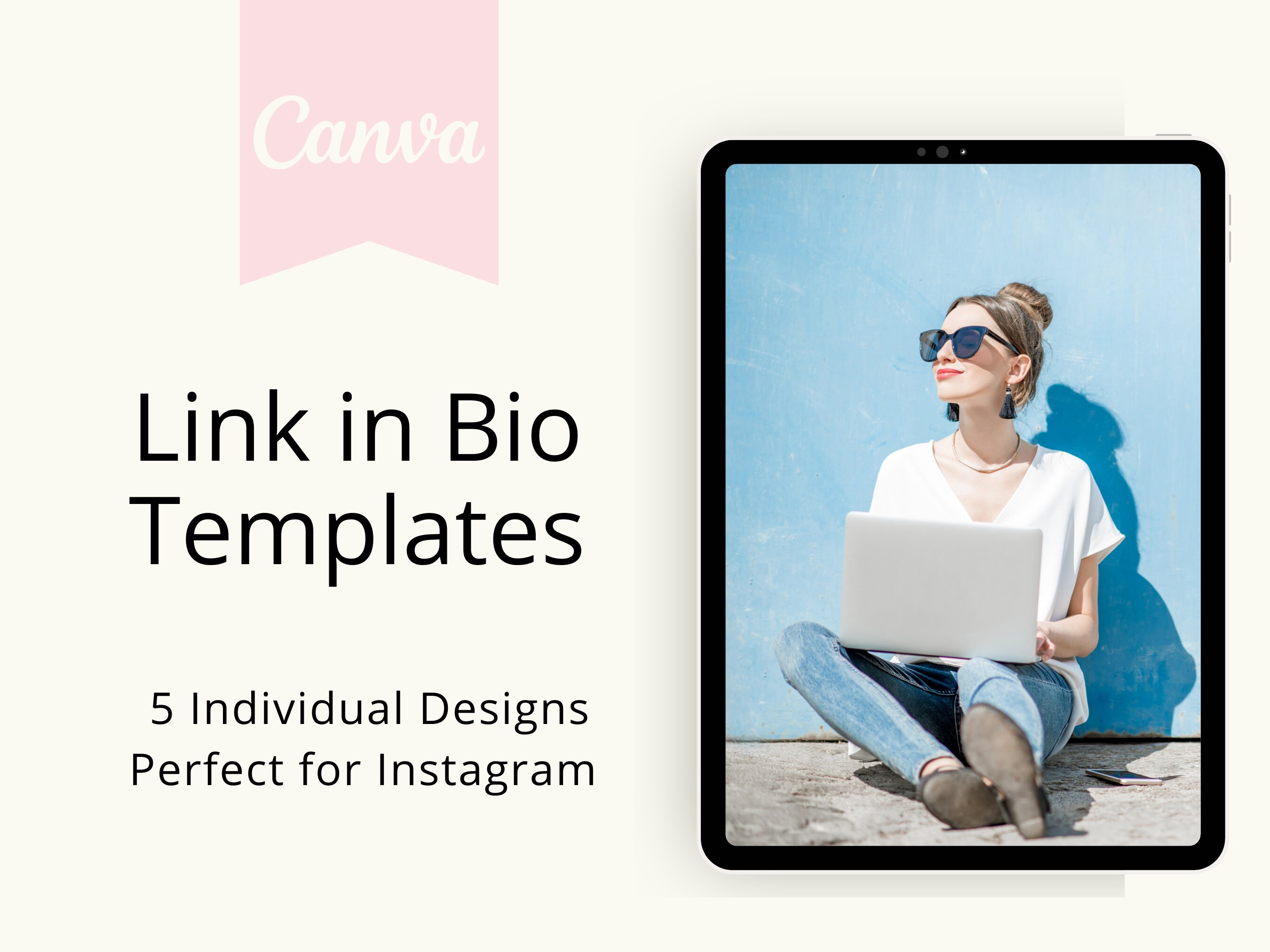 5 Link in Bio Templates Landing Page Link in Bio site Canva