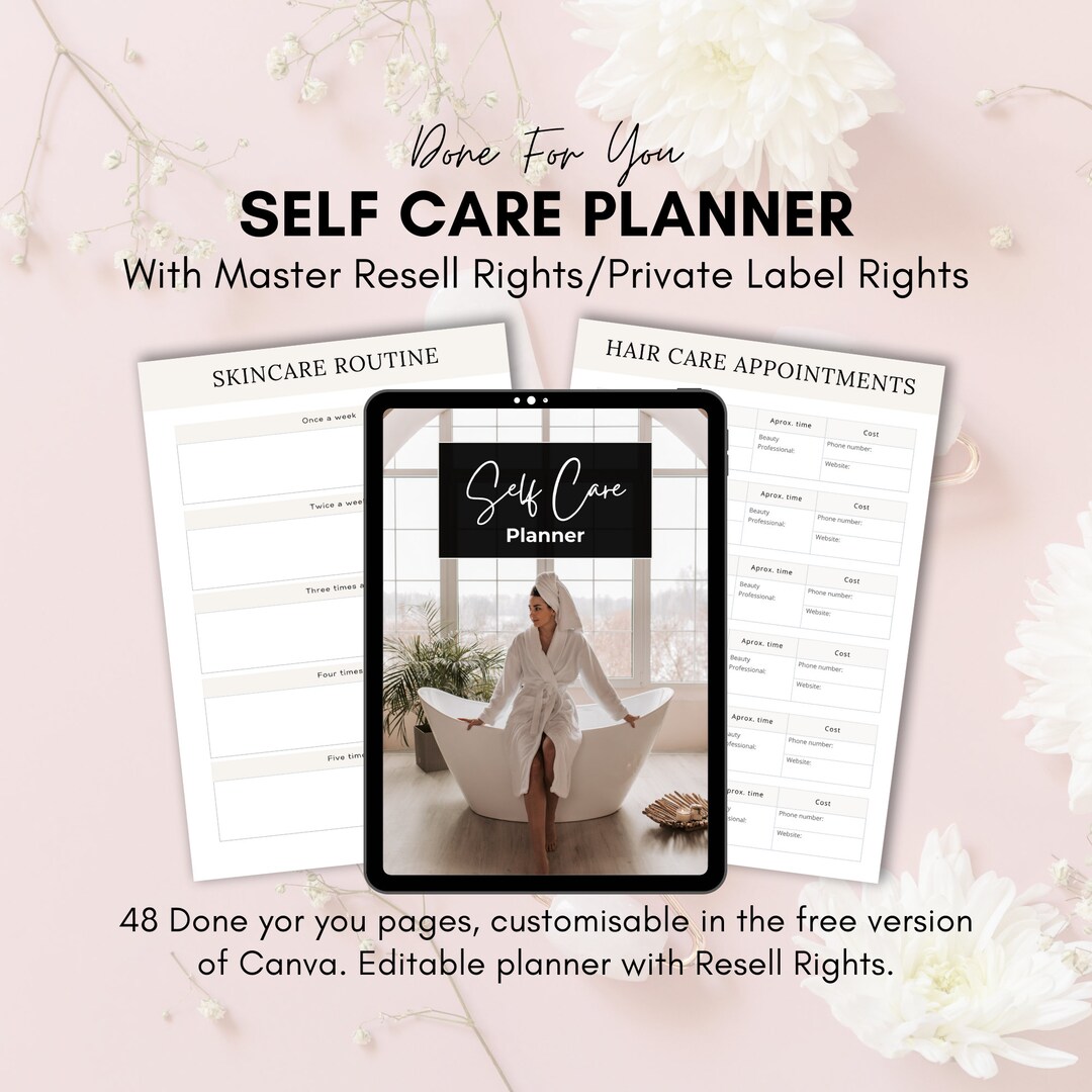 Self Care Planner Printable Mindfulness Workbook Self Love Journal Self ...