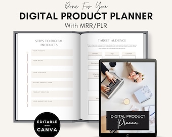 PLR Digital Products | Digital Marketing | MRR | Digital Products Resell Planner | How To Sell Digital Products | PLR Templates