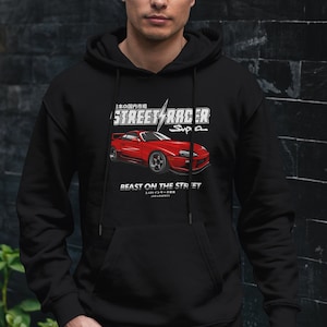 Sudadera con capucha Toyota Supra MKIV Beast On The Street Car / Sudadera con capucha para entusiastas de los automóviles, sudadera con capucha JDM, regalo para amantes de los automóviles, sudadera con capucha para amantes de los automóviles, ropa JDM