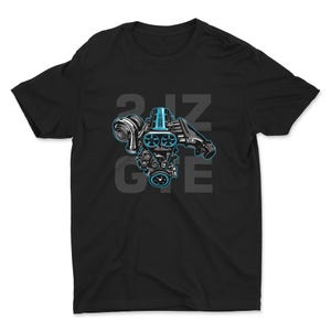 2JZ GTE Engine T-Shirt | Turbocharged JDM Tee for Car Enthusiasts and Gearheads