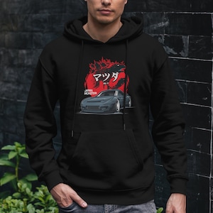 Sudadera con capucha Mazda RX-7 Japan Monster / Sudadera con capucha para amantes de los autos, ropa JDM, sudadera para entusiastas de los autos, sudadera con capucha JDM, ropa de calle, regalo para amantes de los autos