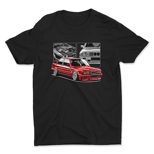 BMW E30 Car T-Shirt | Classic Motorsport Tee for Car Enthusiasts and BMW Fans