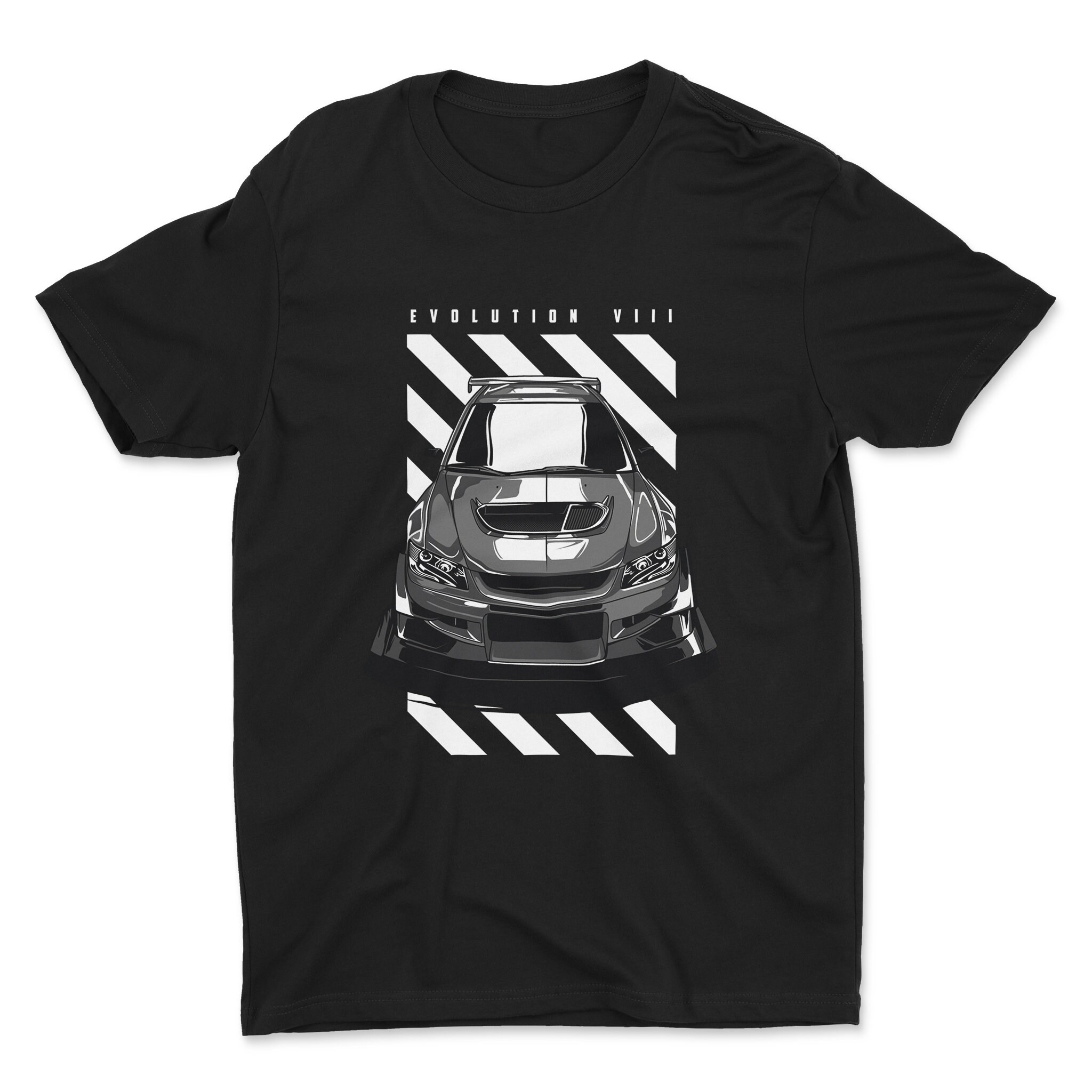 Men's Mitsubishi Evo 8 2003 Retro T-Shirt - Quality Cotton Tee Car Enthusiast Gift