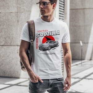 Nissan Skyline GTR R32 Godzilla Car T-Shirt | JDM Clothing, Car Guy Shirt, JDM Shirt, Car Enthusiast Tee, Car Lover Shirt, Gift For Car Guys