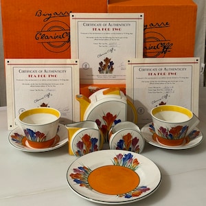 Clarice Cliff Tea for Two - Etsy