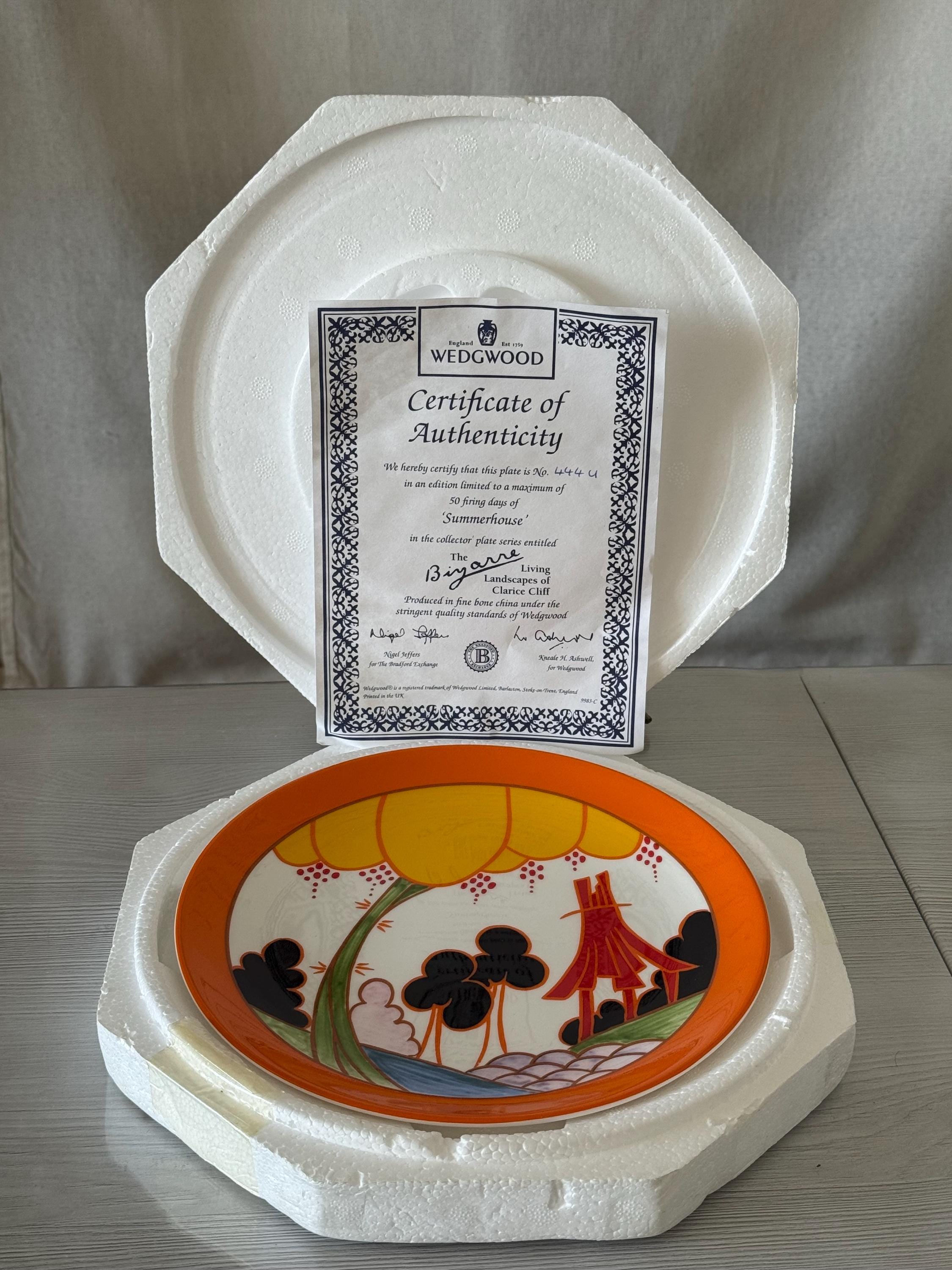 未使用 希少 世界限定生産品 ウェッジウッド クラリスクリフ フェイス