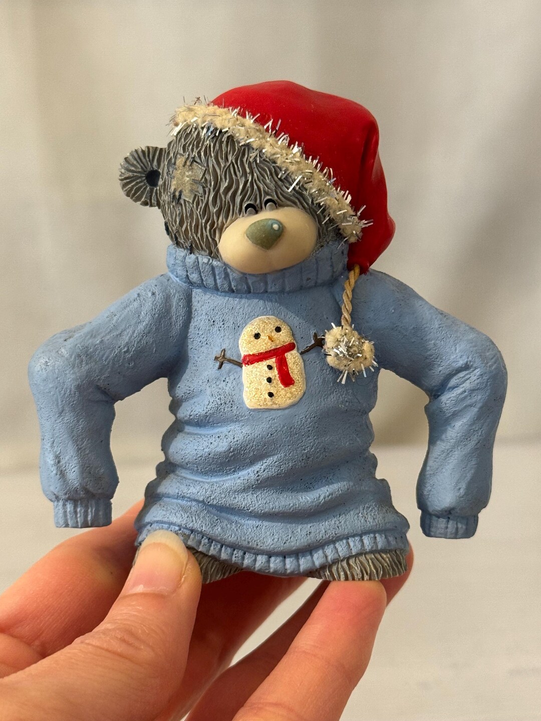 Vintage Me to You Tatty Teddy Bear Christmas Figurine Collectible ...