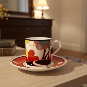 Clarice Cliff Coffee Set - Etsy UK