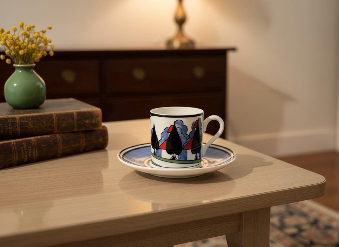 Clarice Cliff Coffee Set - Etsy