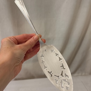 Vintage 1937 King George VI Coronation Silver Plated Pie Server Cake Slicer Royal Memorabilia