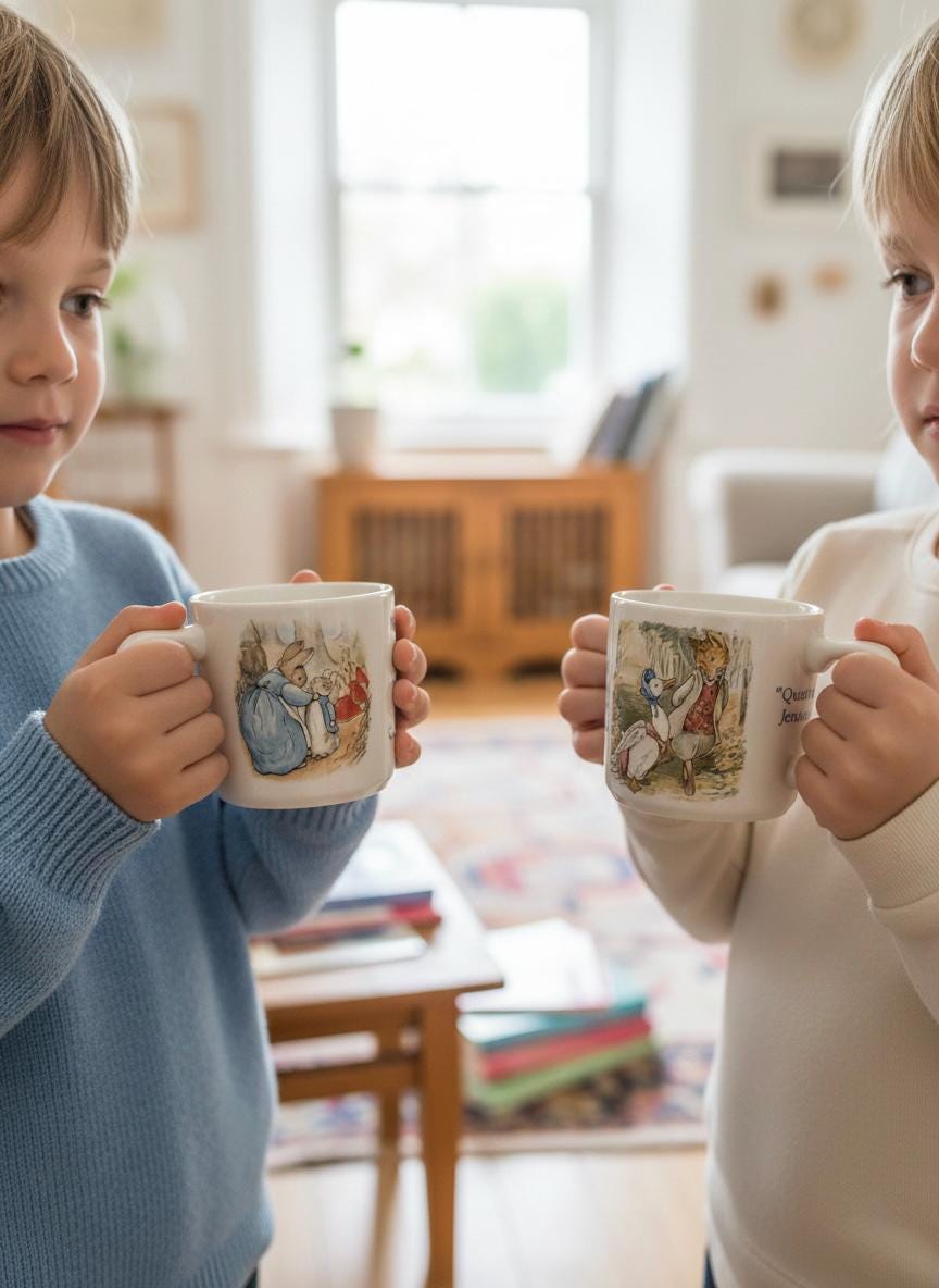 Peter rabbit childs tea set - Etsy 日本