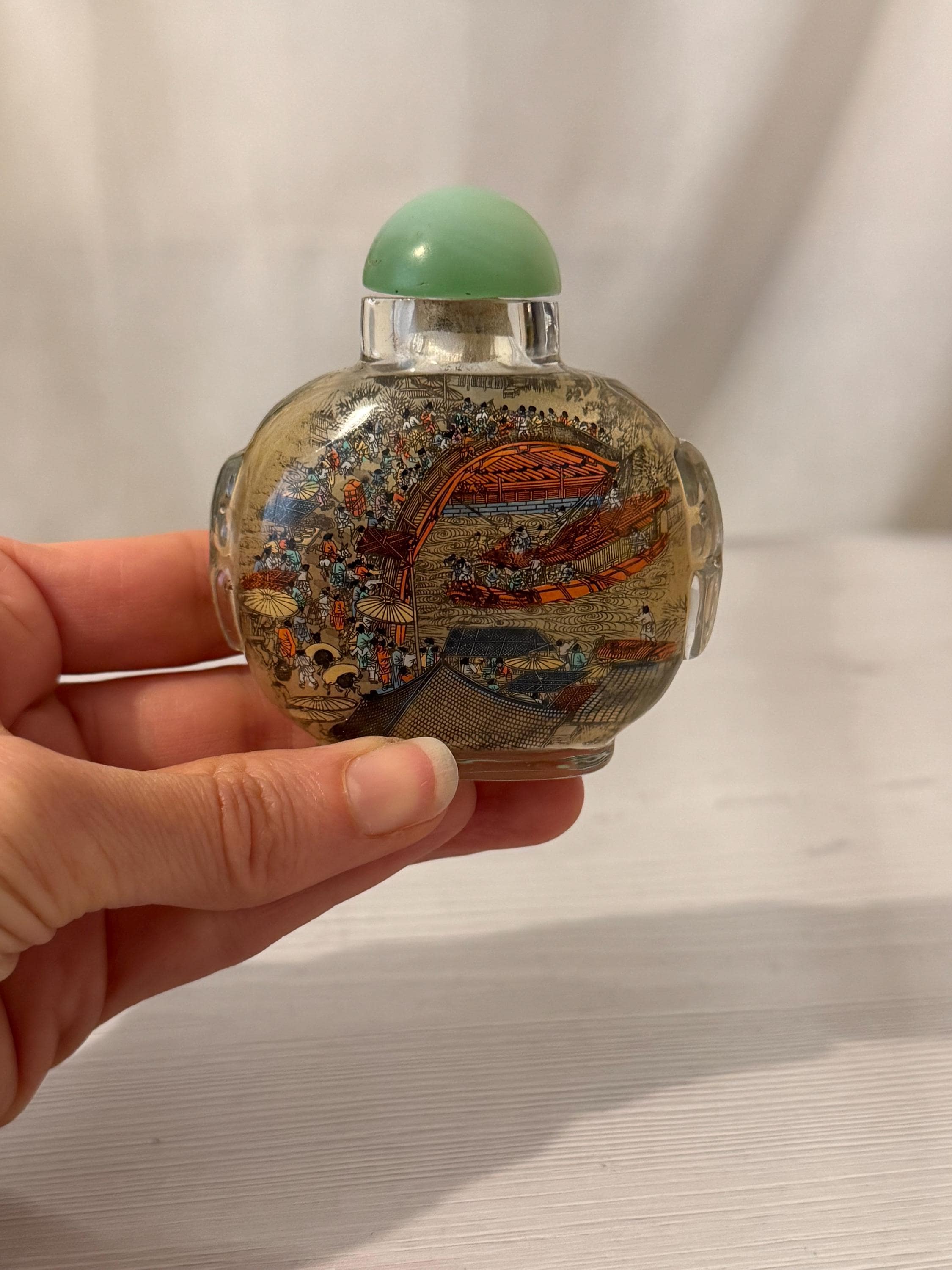 Reverse Painted Snuff Bottles Japanese - Etsy