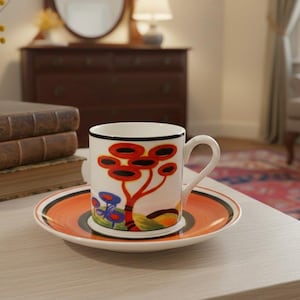 Clarice Cliff Coffee Set - Etsy