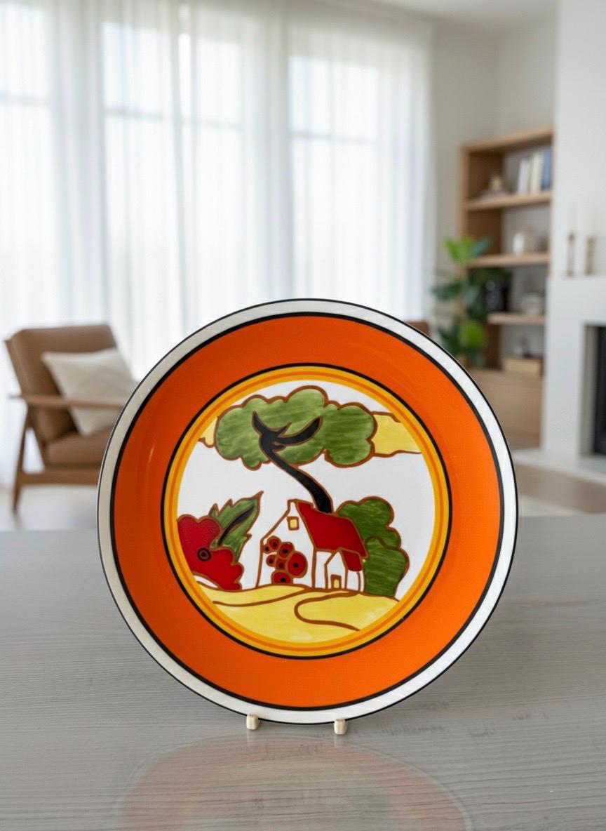 Clarice cliff plate - Etsy 日本