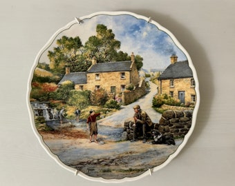 Vintage Royal Doulton The Young Fisherman Village Life Series by Anthony Forster Collectible Plate Birthday Xmas Gift Idea With Plate Hanger