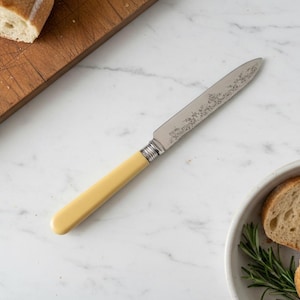 Antique Silver Plated Bread Server, A&D Sheffield Faux Bone Handle, 1915