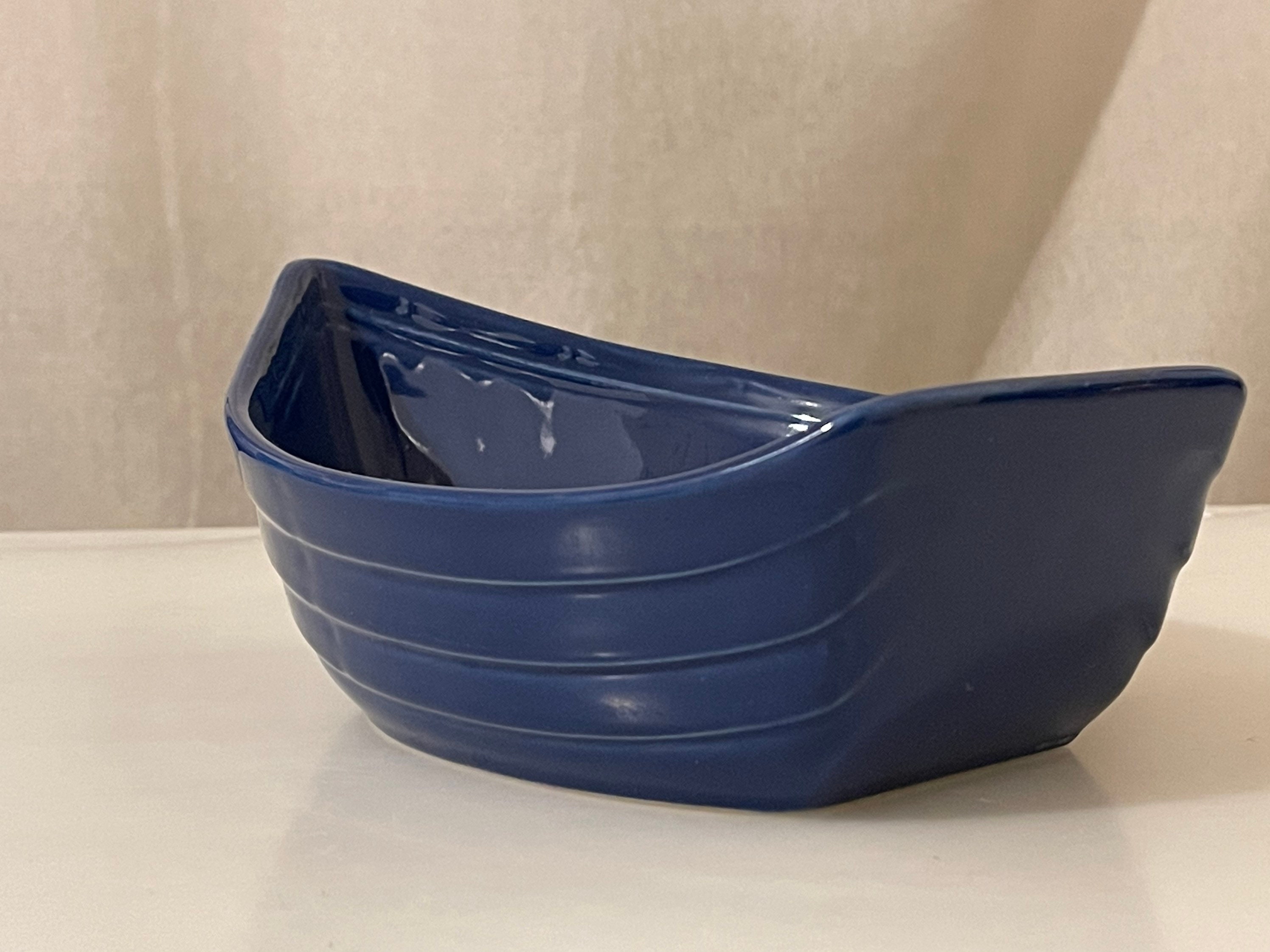 Vintage Appolia France Boat Shaped Serving Dish, Coastal, Nautical