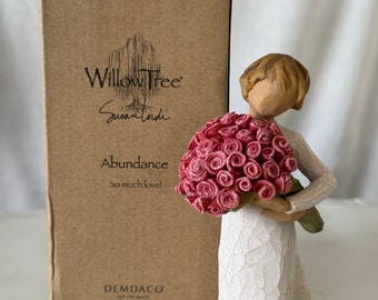 Willow Tree "Abundance" by Susan Lordi Figurine Statue Ornament in Original Box Collectable Birthday Xmas Gift for Her Mum Wife Girlfriend