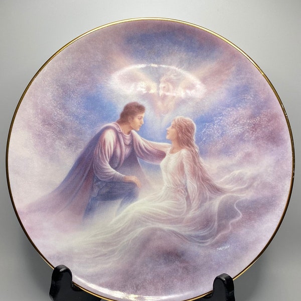 Vintage Hamilton Collection, "The Dawn of Romance", The Magical World of Legends & Myths Plate Collection by Jack Shalatain, 1994