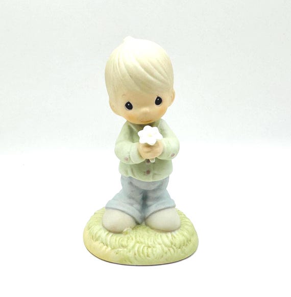 Vintage Precious Moment Figurine | 'Mommy, I love you' | Samuel J. Butcher 1987