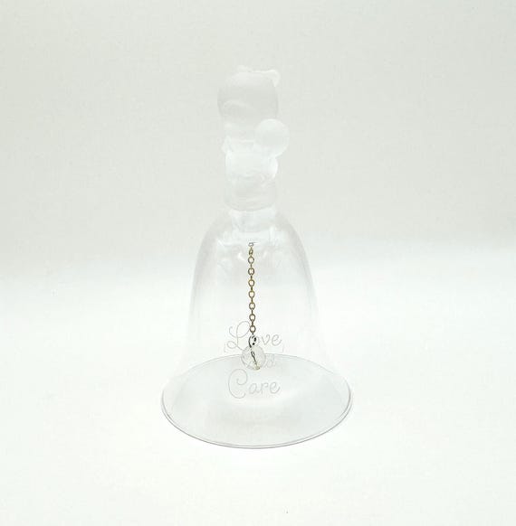 Vintage Hallmark Crystal Bell by Joan Walsh Anglund - Love & Care Collectible