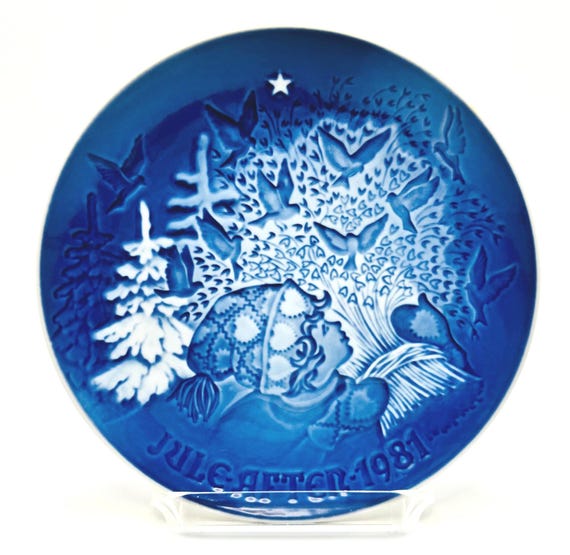 Vintage Bing and Grondahl (B&G) 'Christmas Peace' Limited Edition Collectible Plate - Christmas 1981