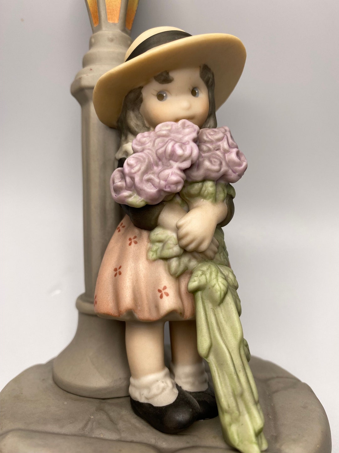 Vintage ENESCO Kim Anderson Figurine Pretty as a Picture Etsy