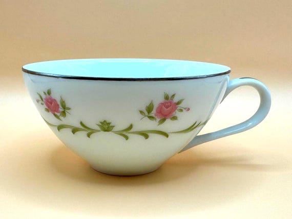 Vintage Style House Serenade Teacup Pink Rose Fine China Japan
