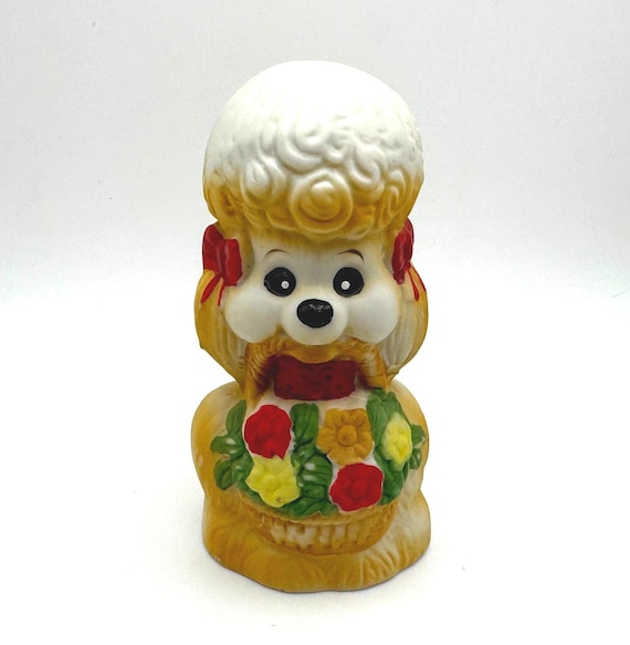 Vintage Jasco Poodle Ceramic Bell - Critter Bell