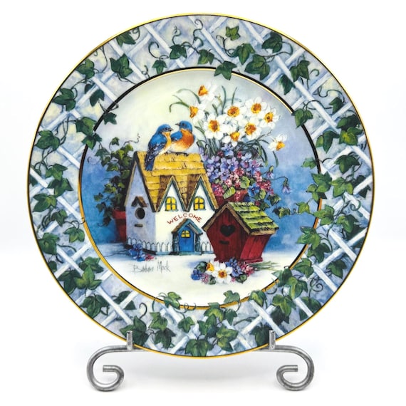 Vintage Daffodil Drive Barbara Mock Collectible Plate, Neighborhood Welcome Gift