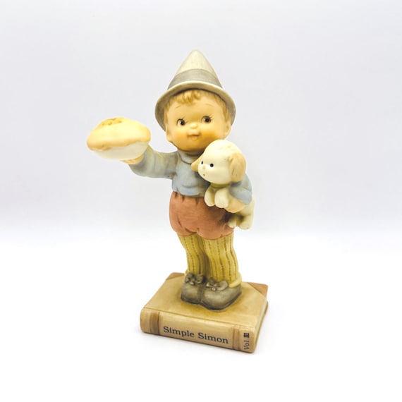Vintage Memories of Yesterday, Mabel Lucie Attwell porcelain figurine - Simple Simon