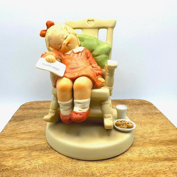 Vintage Mabel Lucie Attwell Figurine - Welcome Santa 1988 - Charming Christmas Decor