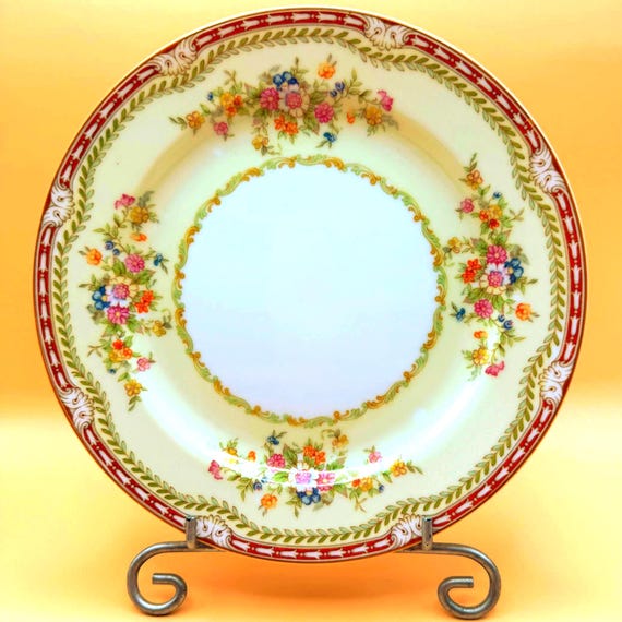 Vintage Noritake Floral Dessert Plate Japan