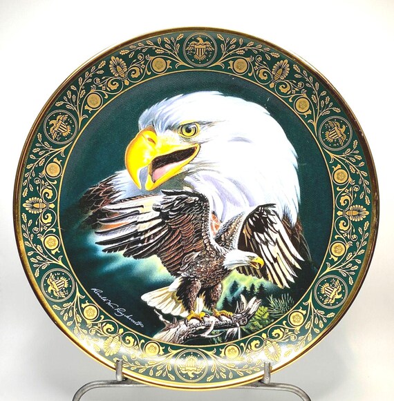 Royal Doulton "The Call of Freedom" Collectible Plate  - Freedom's Vigil - Bone China - Gift for Veteran - Franklin Mint