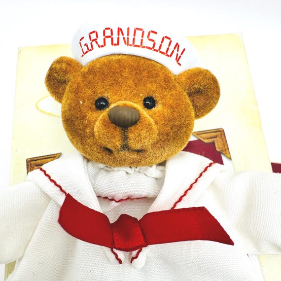 Vintage Hallmark Keepsake Ornament - 'Grandson' 2002 by Sue Tague - Holiday Gift