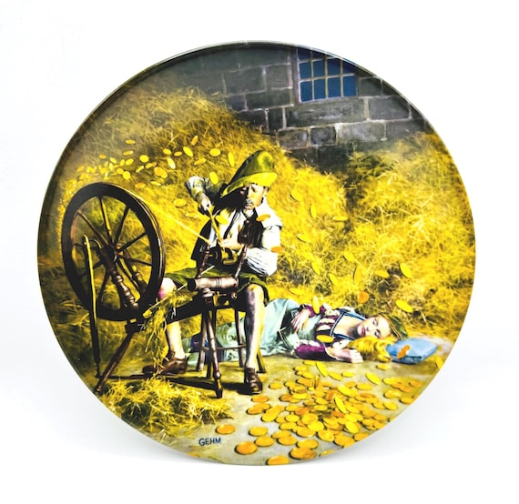 Limited Edition Brother's Grimm Fairy Tale Plate - Vintage 'Rumpelstilzchen' Collectible by Charles Gehm