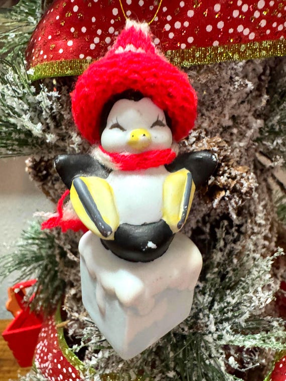 House of Lloyd Penguin Ornament on Ice Block