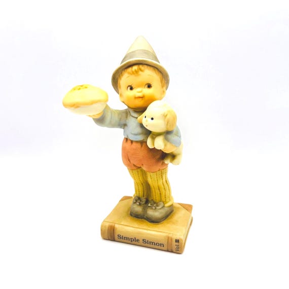 Vintage Memories of Yesterday, Mabel Lucie Attwell porcelain figurine - Simple Simon