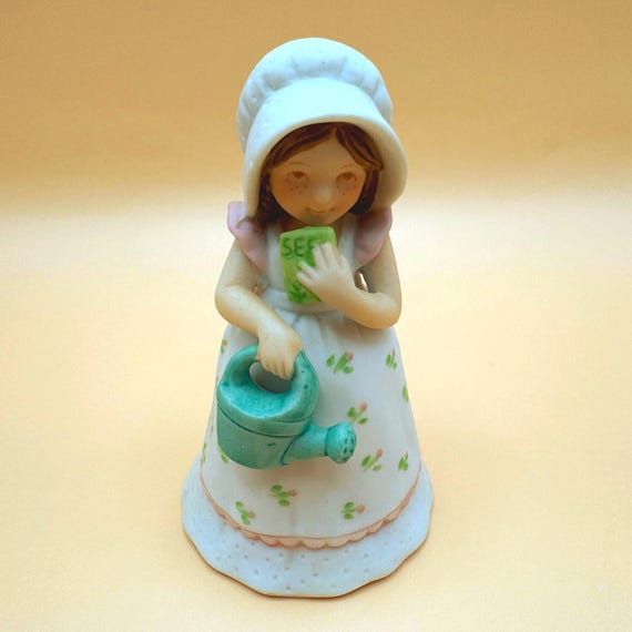 Vintage Holly Hobbie Bell 1984 Mother’s Garden of Love