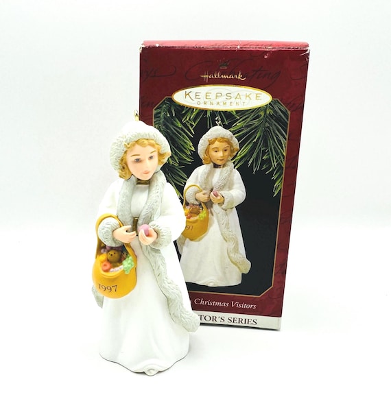 Charming Vintage Keepsake - Hallmark Kolyada Christmas Visitors Sculpted by LaDene Votruba 1997 - Christmas legends