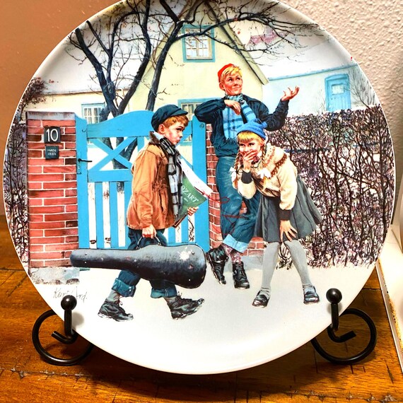 Bing & Grondahl, "Kunstens Trange Vej", (Road to Virtuosity), by Kurt Ard, collectible plate